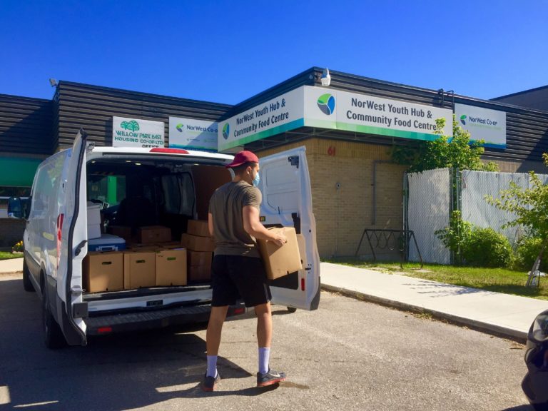 Food delivery to Norwest Community food centre