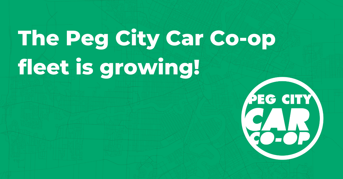 The Peg City Car Co-op fleet is gowing