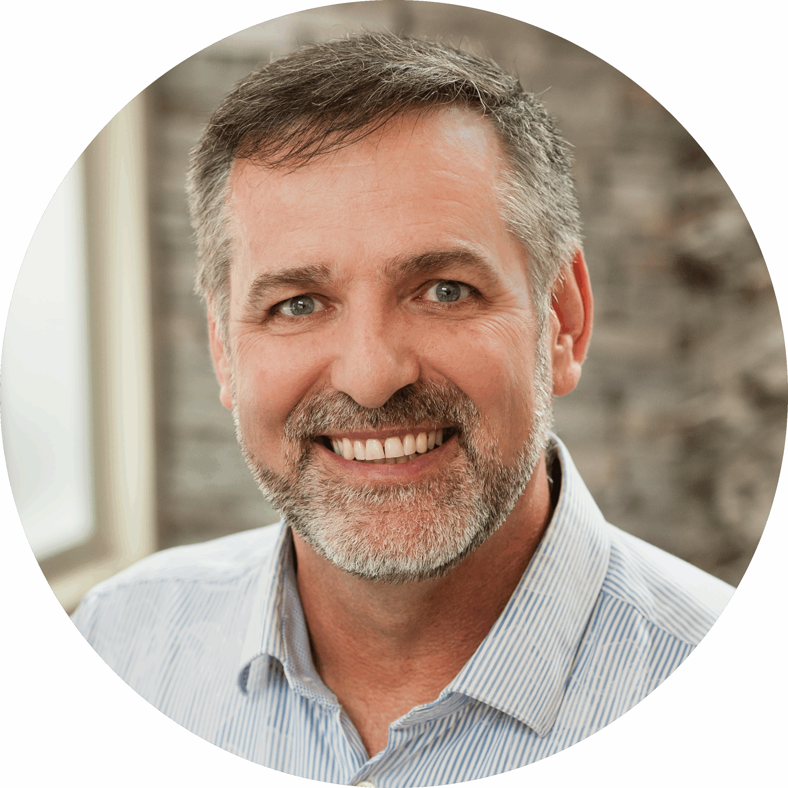 portrait of Brendan smiling